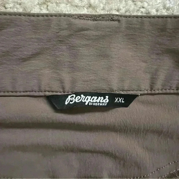 BERGANS of NORWAY 7168 Utne Hiking Cargo Shorts Brown Men’s Size XXL - Picture 9 of 16